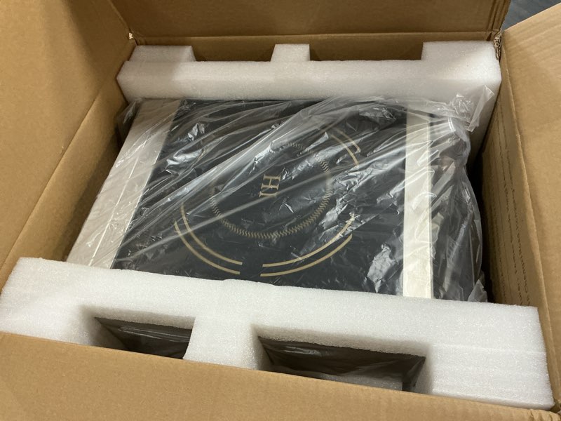 Condition photo showing Good Condition for 3500w commercial induction cooktop, 220v plug, professional heavy-duty portable burner, 45s fast boil, 72h continuous use, dual fans, ipx4 waterproof for restaurants, food trucks, catering