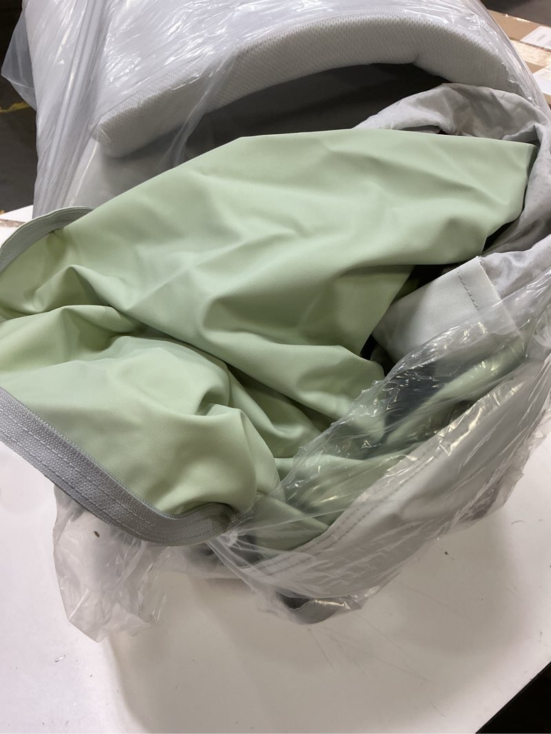 Condition photo showing Good Condition for blissful diary vegan leather baby play mat, 50x50 thicken foam cushioned & waterproof playpen mat for infants and toddlers, stylish and just wipe-clean playmat for baby play on floor, light green light green 50" x 50"