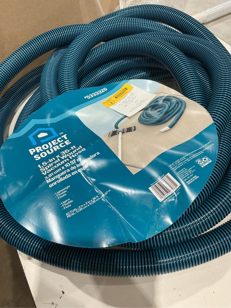 Condition photo showing Good Condition for project source 1.5-in x 36-ft vinyl vacuum hose