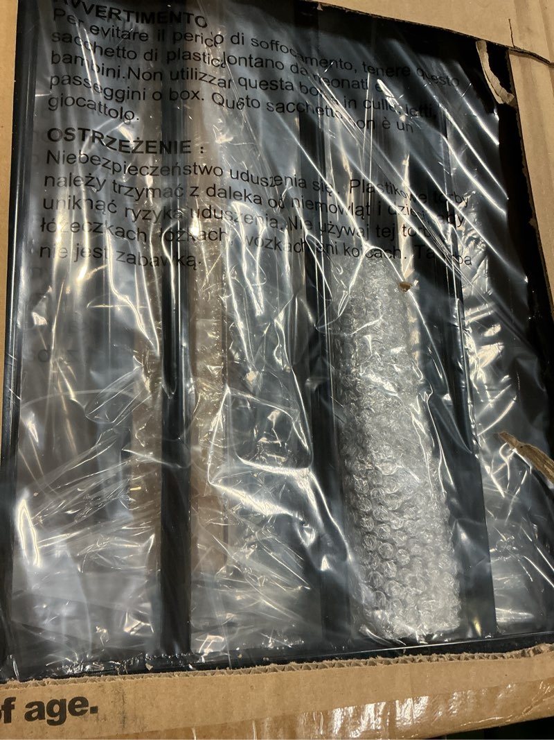 Condition photo showing Good Condition for Extra Wide Baby Gates for Doorways 62.2"-71.65" Extra Wide Baby Gate Dog gate Pressure Mounted Walk Through Pet Gate Black 62.20"-71.65"/158-182cm Metal