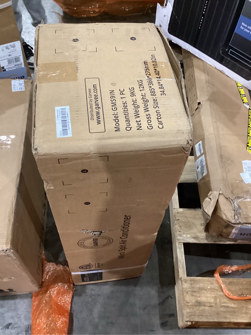 GMS-Series Mini-Split Air Handler Wall Mounted 9,000 BTU 18 SEER2 9.2 EER2 Multi Zone WiFi Optional R410A