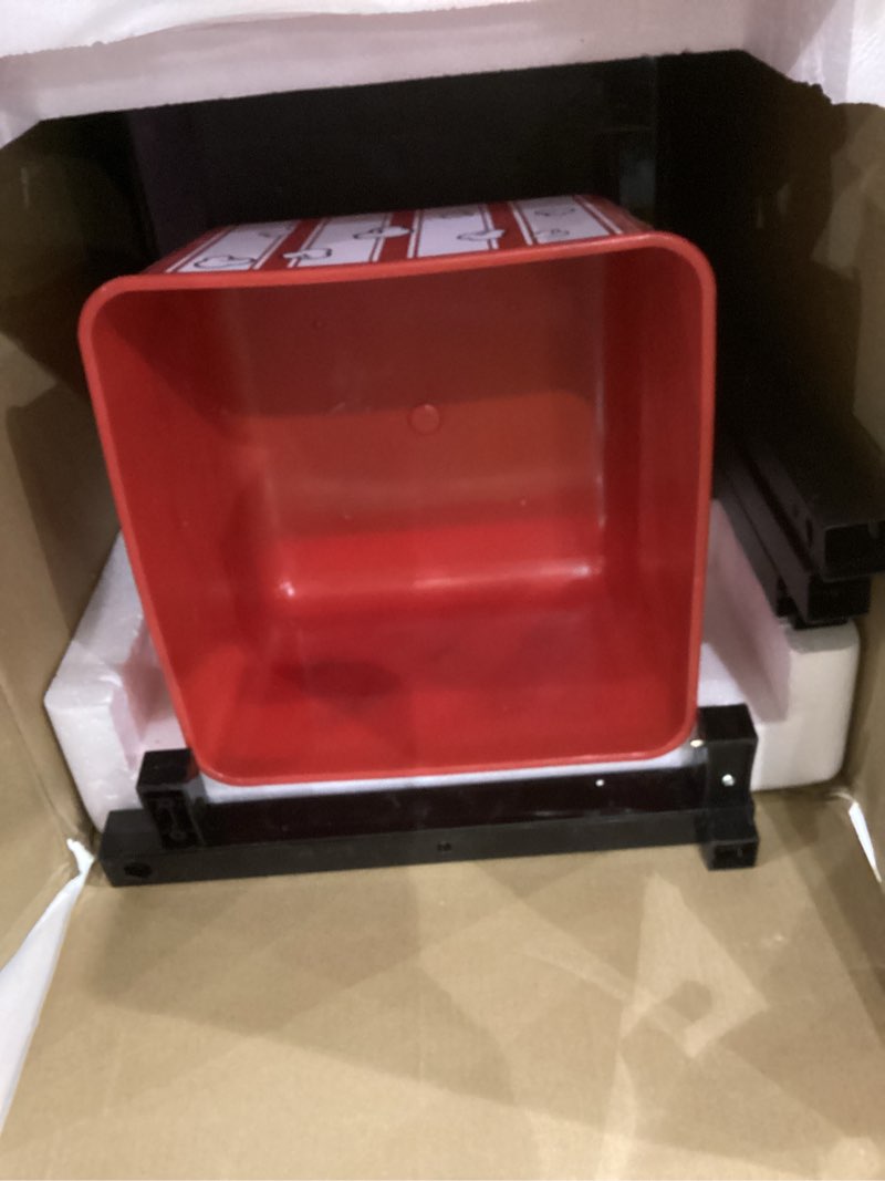 Condition photo showing As Is for Nostalgia Popcorn Maker Machine - Professional Cart With 2.5 Oz Kettle Makes Up to 10 Cups - Vintage Popcorn Machine Movie Theater Style - Black Vintage Black