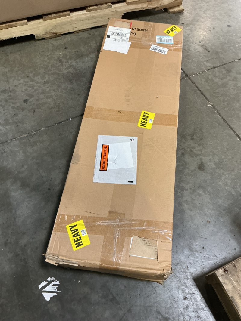 Condition photo showing New/Like New for 2 pack heavy duty folding sawhorse pair, adjustable height & legs, portable metal saw horses with 2600 lbs load capacity, portable folding and fast open legs and easy grip handle for woodworking.