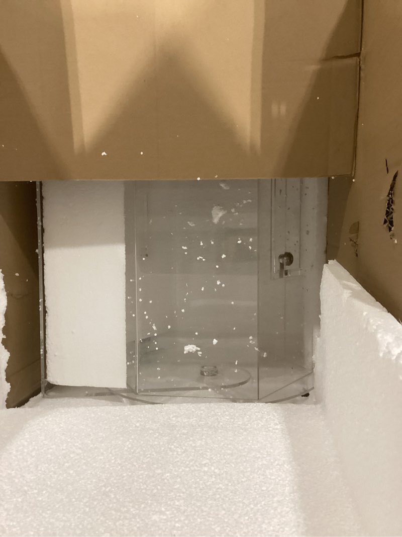 Condition photo showing Good Condition for GSE Games & Sports Expert Acrylic Raffle Drum, Professional Raffle Ticket Spinning Cage for Tickets, Balls, Holds 10,000 Tickets (Small, Medium, Large Available) Large - Holds 10,000 Tickets