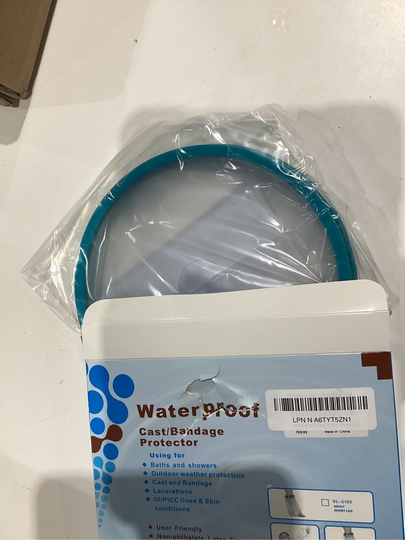 Condition photo showing New/Like New for Waterproof Foot Cast Cover for Shower Adult, Patented Ankle Wound Protector Watertight Seal, Reusable Surgery Recovery Supplies After Broken Foot Injury [2026 Upgrade]