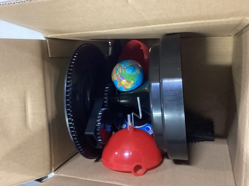 Condition photo showing Good Condition for Sun Earth Moon Orbital Model with Light, Kids Solar System Model Astronomical Science Educational Kits