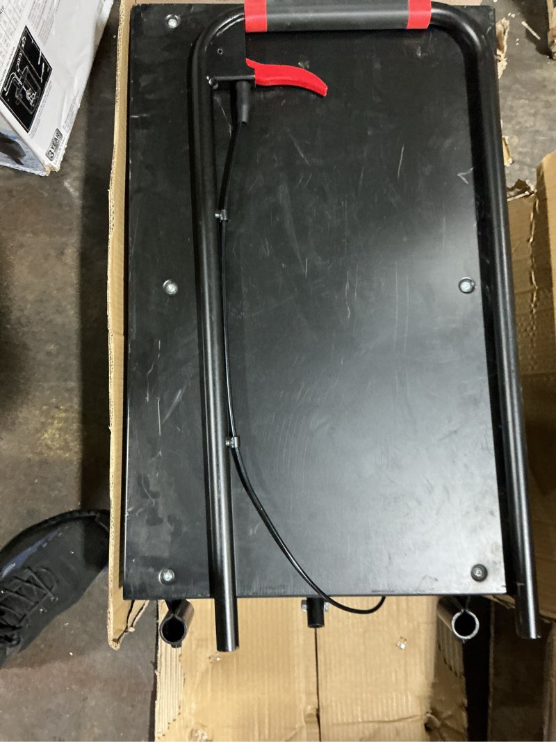 Condition photo showing As Is for used husky 500 lb. hydraulic lift table