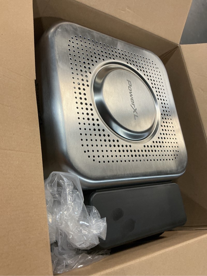 Condition photo showing As Is for powerxl™ 8qt airmax™ air fryer with 6 pre-sets