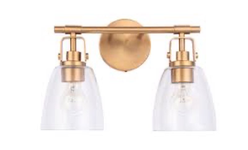 Greyling Modern Farmhouse 2-Light Vanity Light
