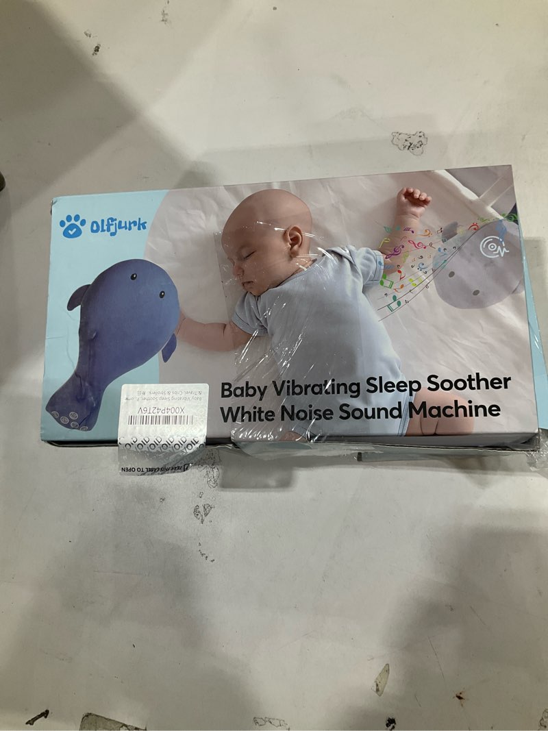 Condition photo showing New/Like New for Baby Vibrating Sleep Soother, Portable White Noise Machine for Baby Adult, 3 Adjustable Vibration Modes, 26 Soothing Sounds, Timer Setting, Powerful Battery, for Home & Travel, Cribs & Strollers