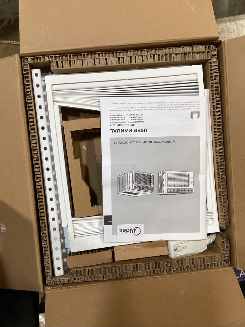 Condition photo showing Good Condition for midea 5,000 btu 150 sq ft mechanical window air conditioner, white, maw05m1wwt-n, new