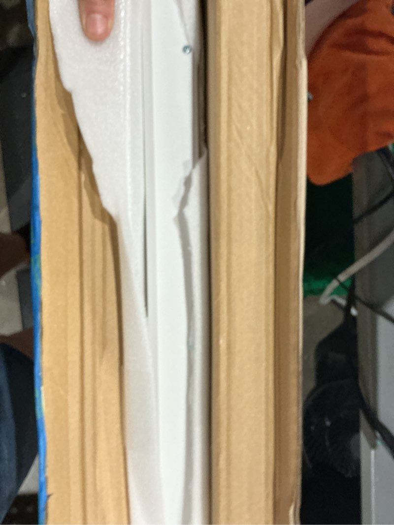 Condition photo showing Good Condition for blulu 24'' x 30'' duct opening decorative gable vent, heavy duty cold air return attic vent cover for walls shed crawl space houses garage various home decoration, outer dimensions 25.75'' x 31.75'' 24" x 30" duct size only vent 1