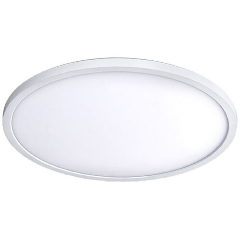 round led 15 inch white flush mount ceiling light in 3000k, wac limited