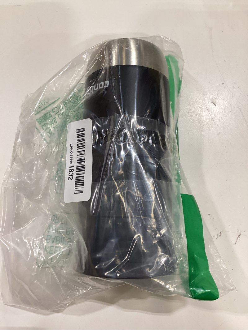 Condition photo showing New/Like New for contigo byron vacuum-insulated stainless steel travel mug with leak-proof lid reusable coffee mug or water bottle bpa-free 16oz licorice keeps beverages hot for 6 hours or cold for 12 hours licorice 16 oz (pack of 1)