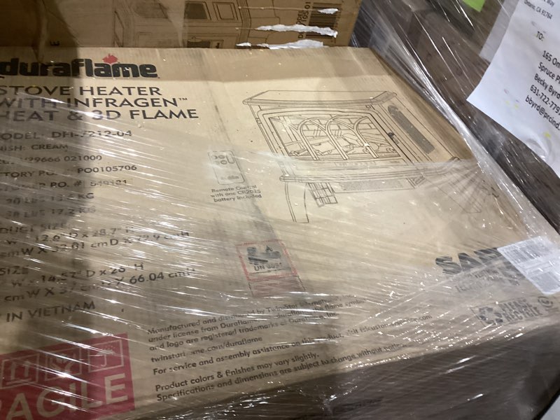 Condition photo showing New/Like New for duraflame Infrared Quartz Electric Stove Heater - DFI-591-22 - Taupe