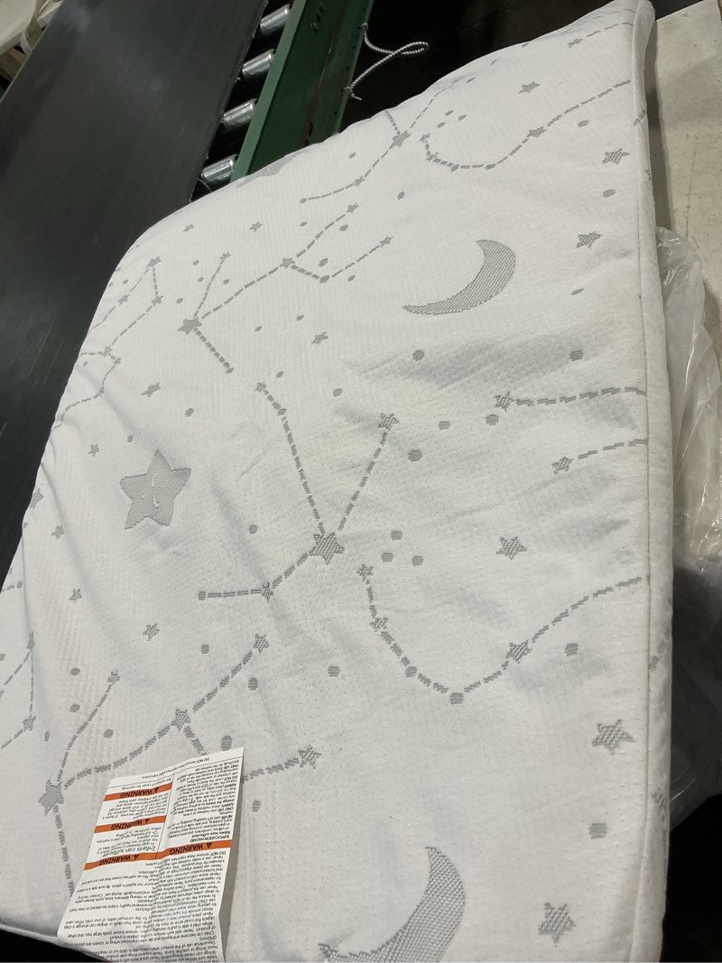 Condition photo showing Good Condition for yening pack and play mattress topper baby pack n play mattresses for playpen and playard with washable cover 38"x26"x1", 1 pack firm foam normal 38"x26"x1"