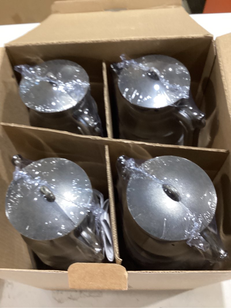 Condition photo showing Good Condition for 4 pack bronze vintage 4 modes light led lanterns?rechargeable dancing flame lanterns decorative outdoor&indoor, remote control waterproof hanging lights for camping,patio garden pathway
