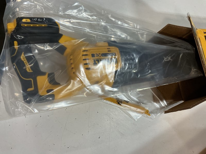 Condition photo showing Good Condition for dewalt 20v max xr cordless brushless reciprocating saw tool only