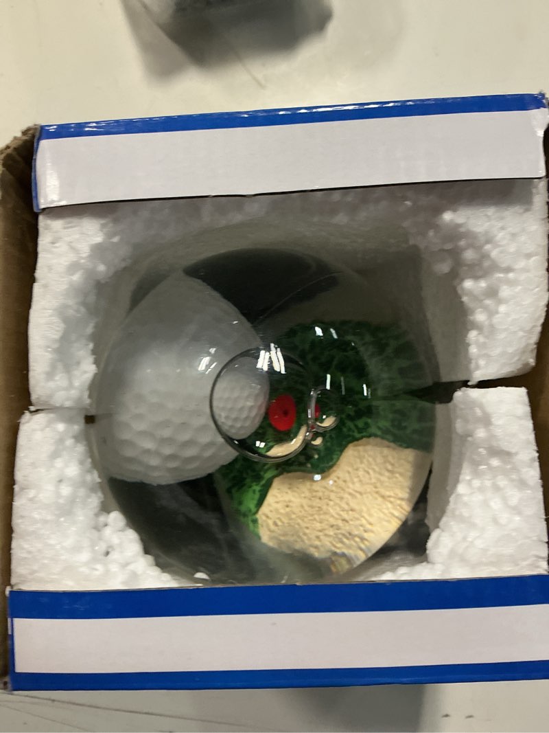 Condition photo showing Good Condition for funtime tee off golf globe problem solving fun puzzle - put the ball on the tee – not as easy as it looks!, multi-coloured one size multi-coloured