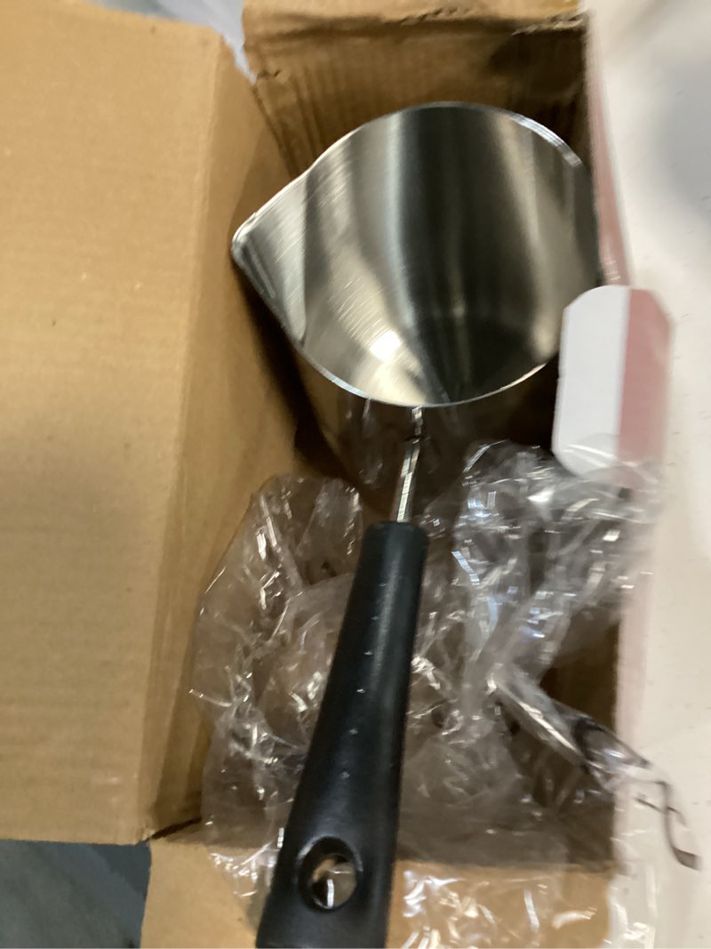 Condition photo showing As Is for cyrank turkish coffee pot, milk warmer for coffee, turkish coffee decanter stainless steel espresso decanter turkish warmer coffee pot(1000ml) 1000 ml