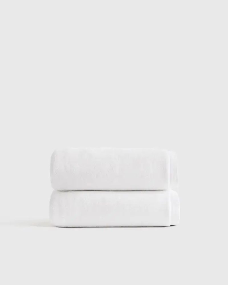 quince turkish ultra plush bath towel (set of 2)