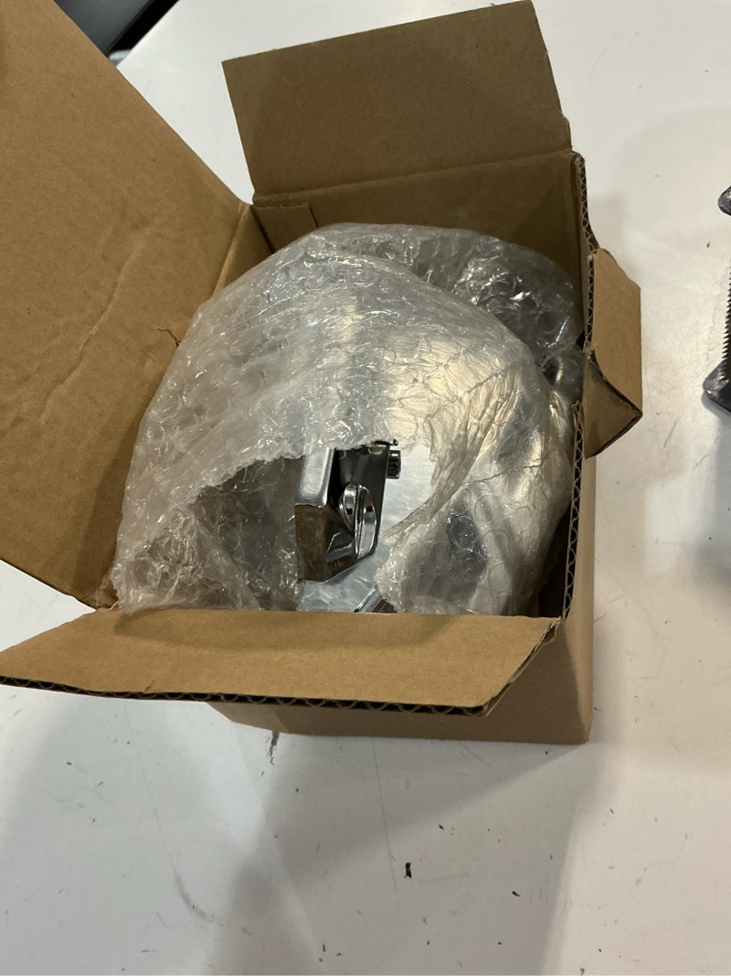 Condition photo showing Good Condition for fatecim motorcycle foot pegs pedals rests highway mini boards driver passenger mini floorboards male mount for harley dyna fat bob touring road glide street glide sportster 883 fat boy chrome 4012-chrome