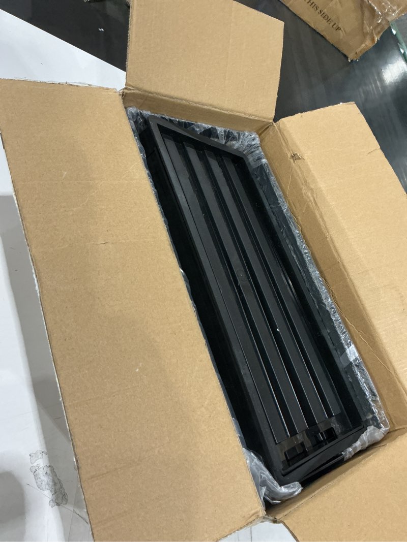 Condition photo showing Good Condition for gslife narrow dish drying rack, 2 tier small dish drainer for kitchen counter, expandable compact dish rack with utensil holder for rv/1-2 people, 15.7''-20.7''l x 7" d x 12.6" h, black black small - 20.7''l x 7" d x 12.6" h