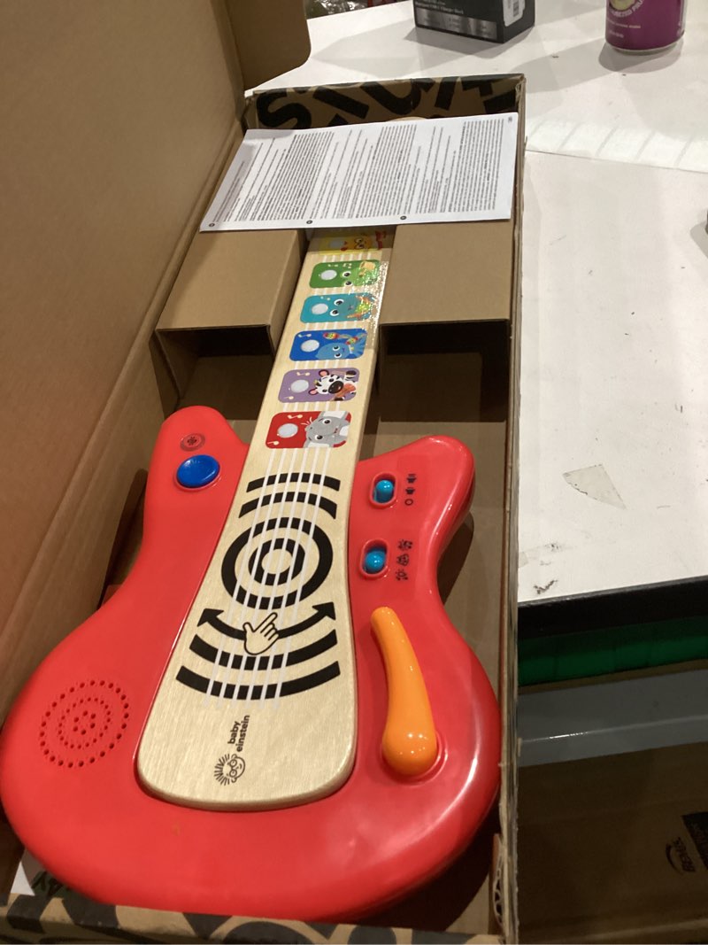 Condition photo showing New/Like New for Baby Einstein - Together in Tune Guitar Connected Magic Touch Guitar - Red