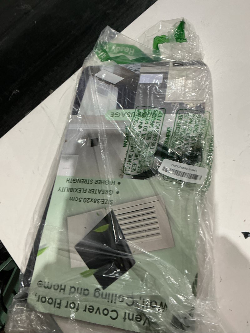 Condition photo showing Good Condition for powerful thick magnetic vent cover 8 x 15.5 inch fits home air vent for floor, wall, ceiling steel registers, rv, easily cut to any size (set of 4) 8" x 15.5"