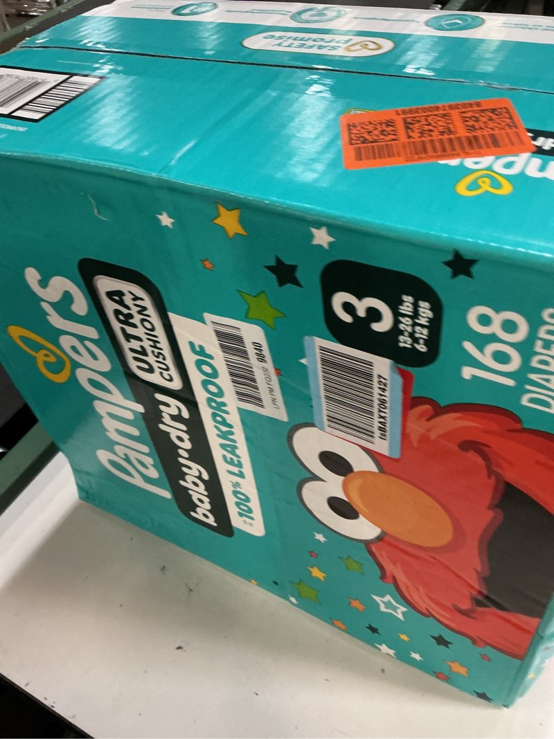 Condition photo showing New/Like New for pampers diapers - baby dry - size 3, 168 count, absorbent disposable infant diaper (packaging may vary) size 3 168