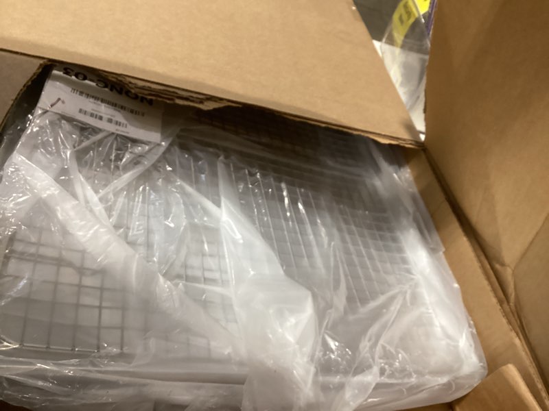 Condition photo showing Good Condition for 24 inch baking sheet pans with rack set, natural aluminum cookie sheet, extra large commercial quality baking sheet pan set, warp resistant nonstick thick cookie tray pans for baking, roasting