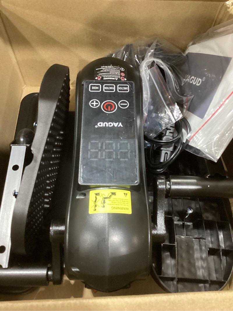 Condition photo showing New/Like New for Under Desk Elliptical Machine, Elliptical Leg Exerciser as Seen on TV for Senior with Remote Control, Portable Quiet Electric Seated Pedal and 12 Adjustable Speed, Black