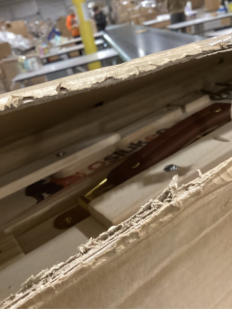 Condition photo showing New/Like New for Dog Ramp for Bed with Rails, 64" Long Foldable Pet Ramp for Small Large Dogs, Dog Ramps for High Beds with Safety Side Railng, 6 Adjustable Heights 24" to 30" Up to 220LBS (Gray, 64" X 17inch) Gray 64" X 17inch