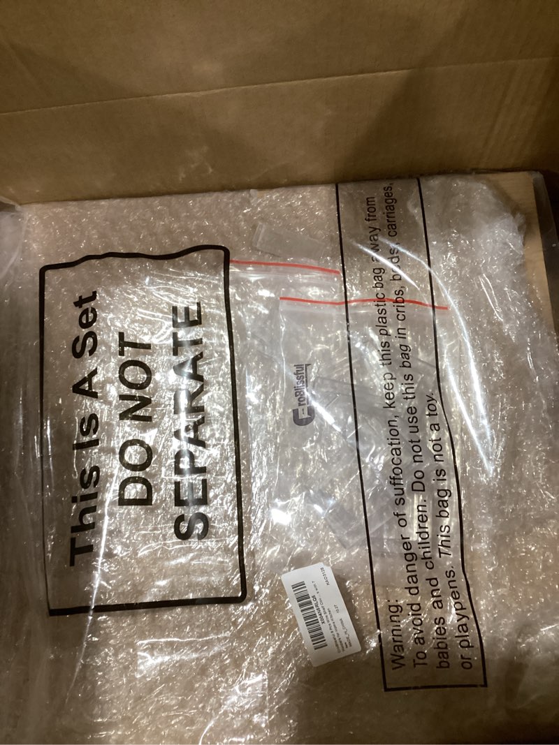 Condition photo showing New/Like New for 4 Pcs Wire Shelf Cover Adjustable PVC Wood Wire Rack Covers for Pantry Faux Wooden Shelf Liners 12x14 Inch Moisture Proof Removable Closet Shelves with 7 Holders for Home Kitchen