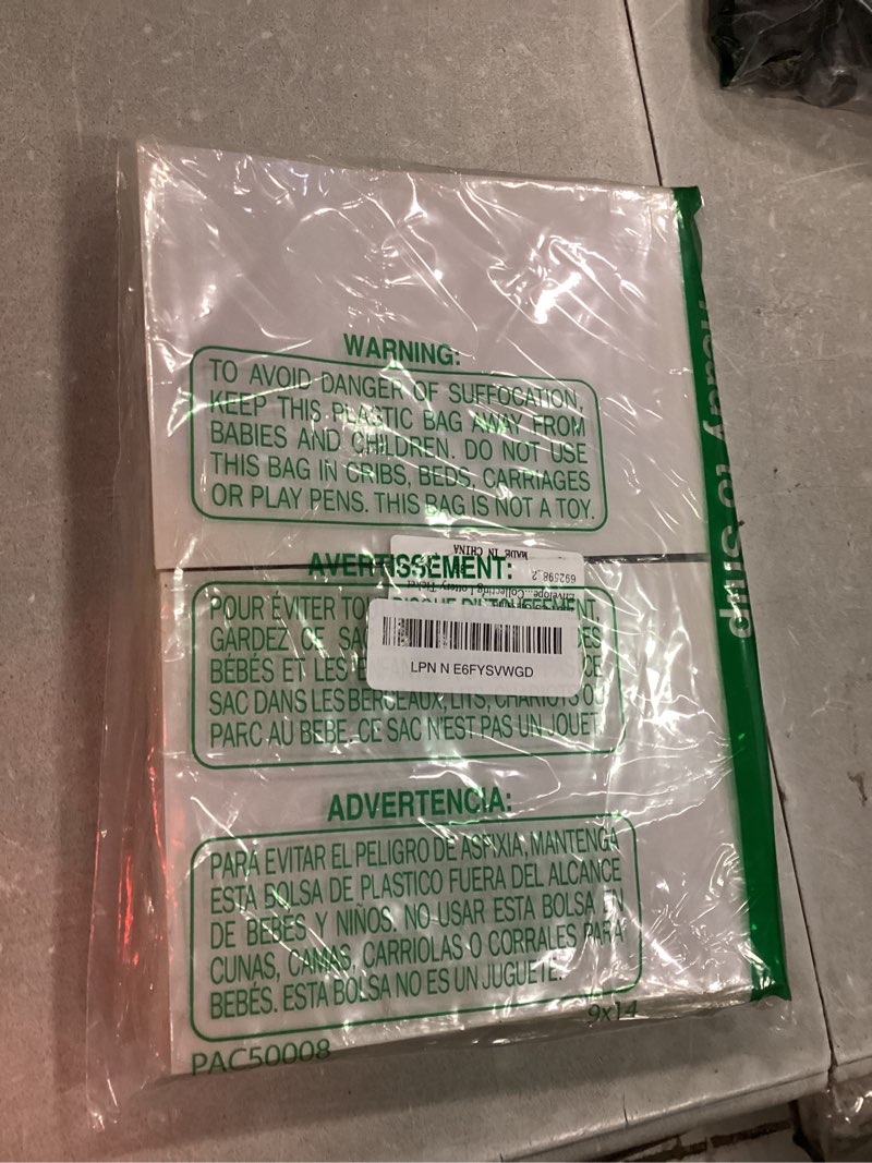 Condition photo showing Good Condition for 200 pcs glassine envelopes 7 × 5 inch self sealing clear envelope translucent large envelopes for seeds stamp coin collecting lottery ticket card