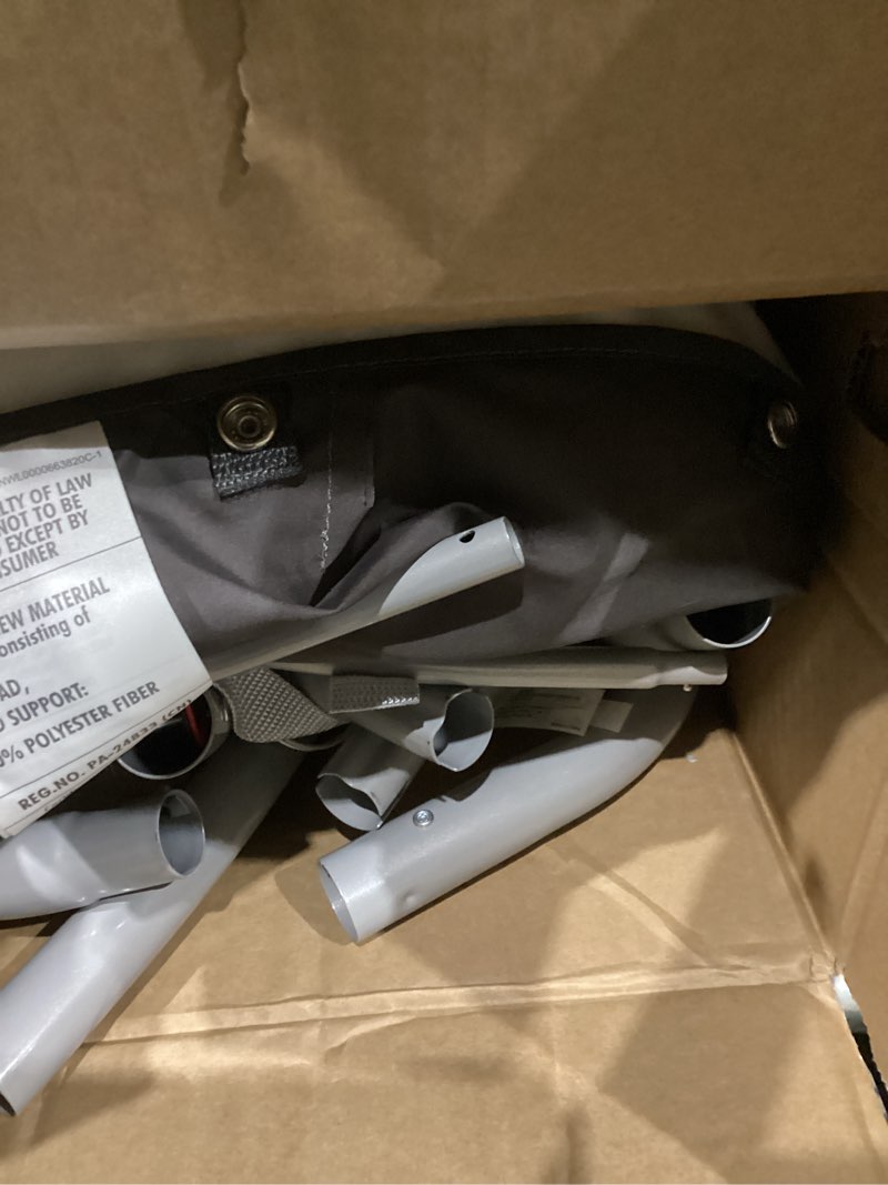 Condition photo showing As Is for graco simple sway baby swing, side?to?side sway, infant swing with 6 speeds, vibration, abbington swing abbington