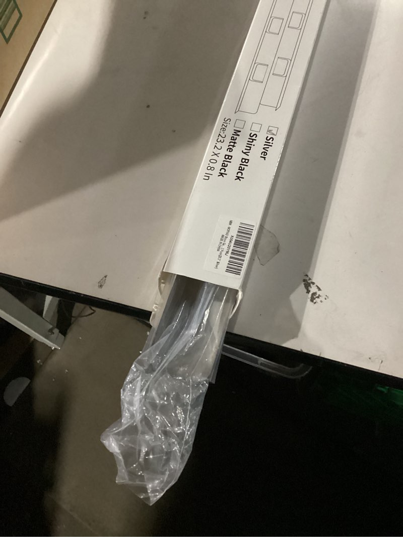 Condition photo showing New/Like New for Stove Gap Covers 316 Stainless Steel,Stove Gap Filler,Heat-Resistant Oven Side Gap Filler,Between Stove and Counter Slide In Range Trim Kit for Kitchen,2 Pack (23.2” Silver) 23.2" Silver