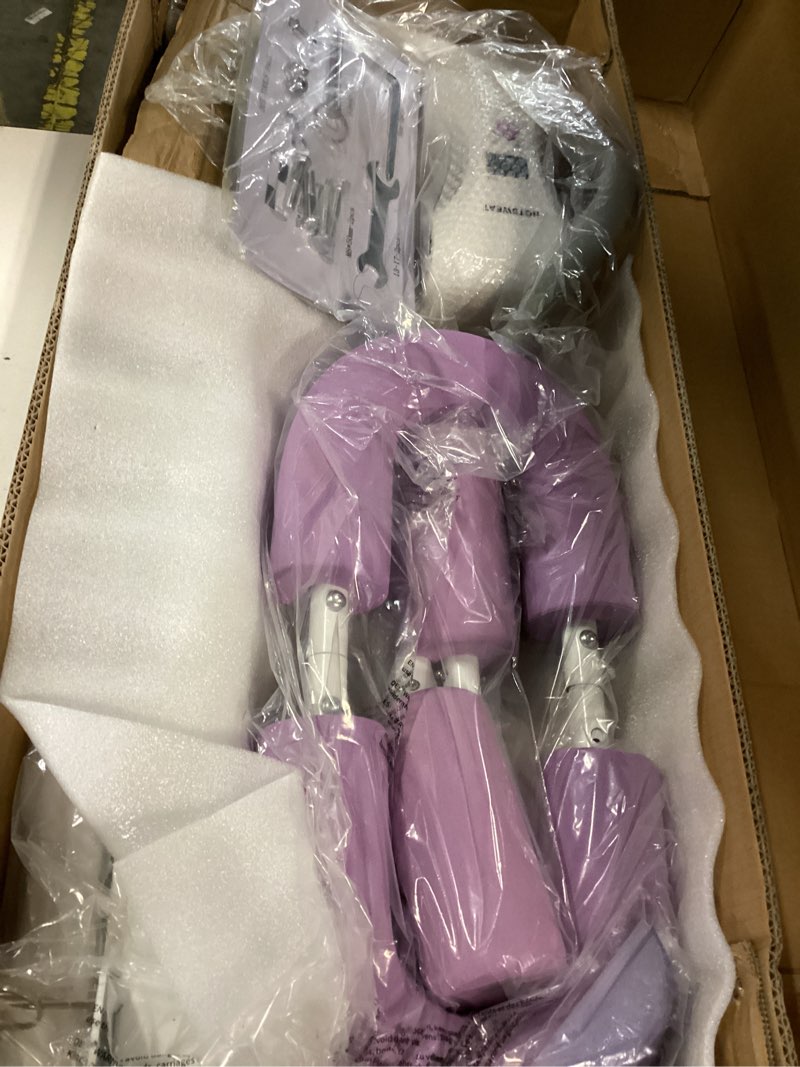 Condition photo showing New/Like New for ab workout equipment abdominal trainer, adjustable ab machine at home gym, foldable abdominal exercise machine, core & ab trainer machine for stomach workout purple