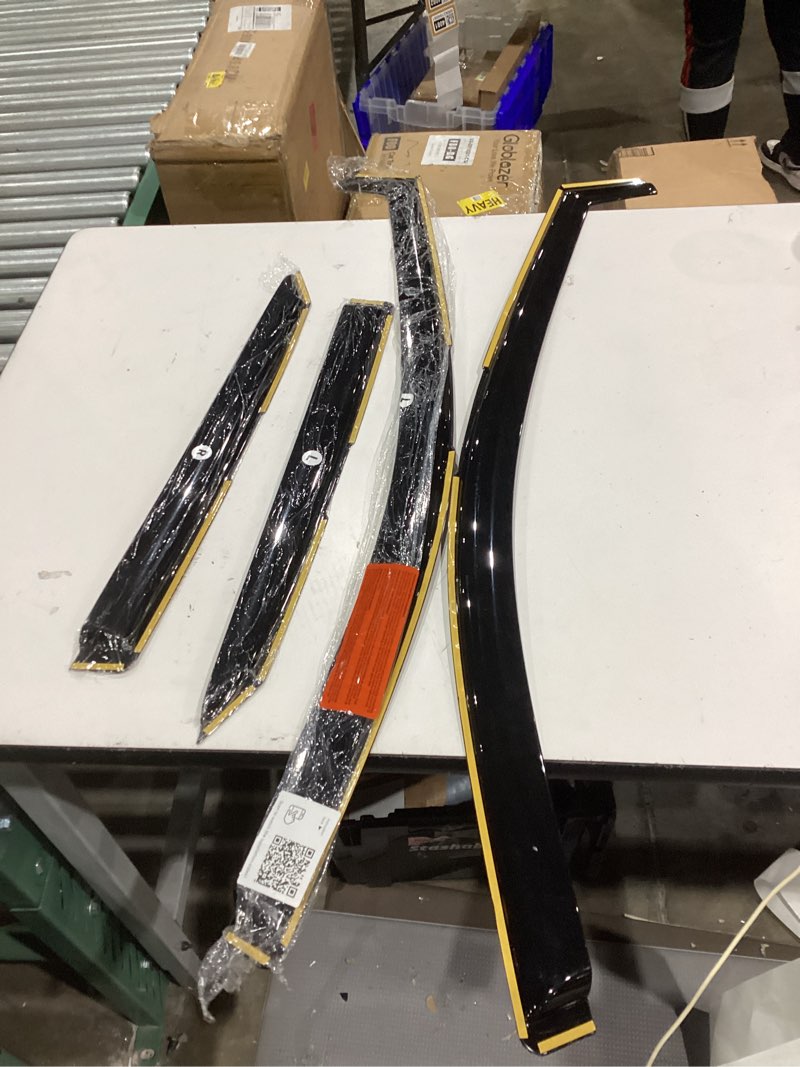 TINTED 4PCS WIND RAIN DEFLECTORS WINDOW SHEILD