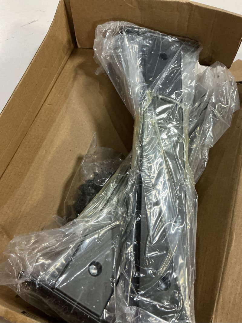 Condition photo showing Good Condition for 12 Pack - 10 inch Black Hidden L Shelf Bracket (1/5 Inch Thicked) Iron Floating Shelf Brackets Rustic Industrial Metal Brackets for Shelf Support Black 12 Pack 10 Inch