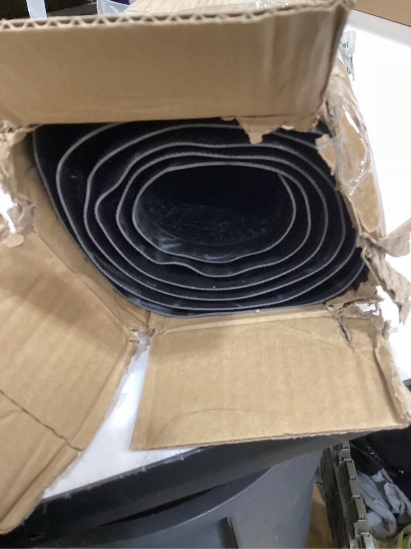 Condition photo showing Good Condition for TANYOYO 4' X 6' Commercial Grade Door Floor Mat Brush Step Entrance Mat Vinyl Backed Utility Doormat Heavy Duty Floor Rugs Commercial Outdoor Carpet Indoor Entrance Mat,Black Black 4' x 6' (Rectangular)