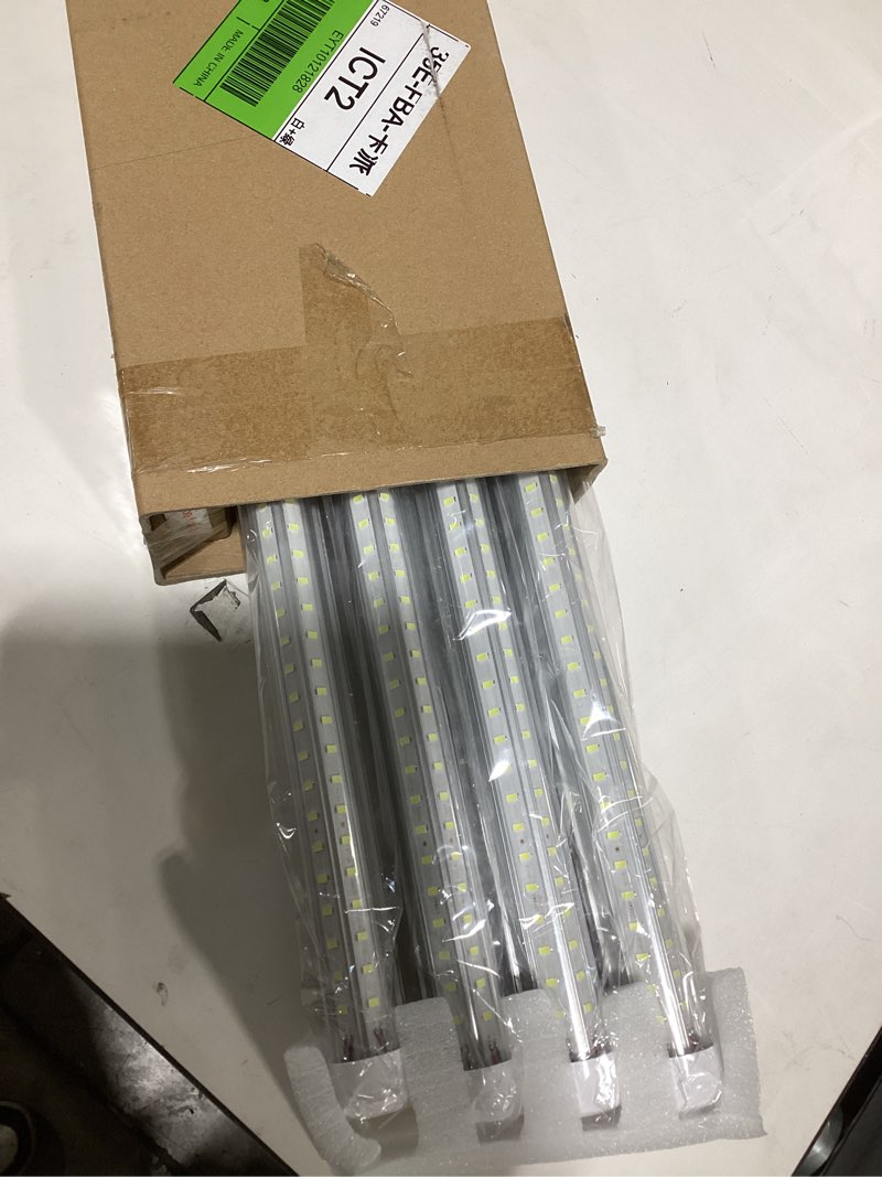 Condition photo showing Good Condition for 8pack 4ft led shop light garage lights,50w 6000k 7500lm white light,hanging/surface mount,t8 4ft tube lamp for warehouse workshop basement,linkable led shop lights,plug and play 4ft-8pack-6000k