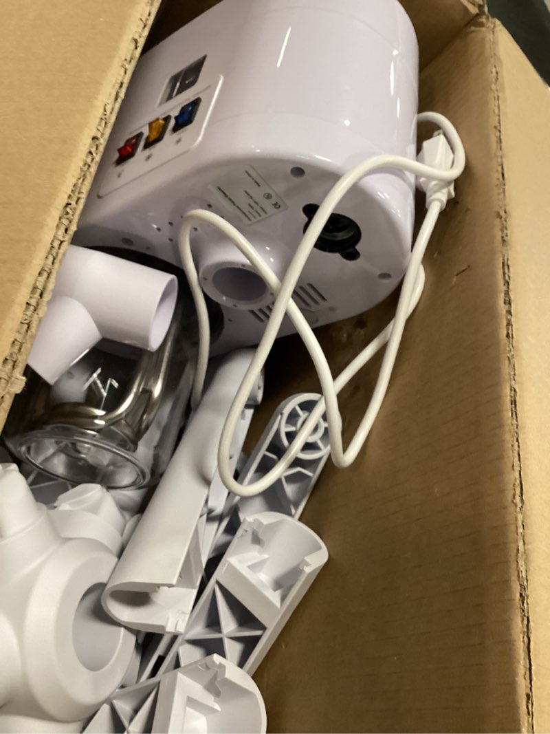 Condition photo showing As Is for Professional Facial Steamer, 2 in 1 Face Steamer with Cold & Hot Mist, Ozone Facial Steamer with Timer Function, Stand Face Steamer Adjustable Height for Spa, Salon and at Home use PWJ-04 Extra Large