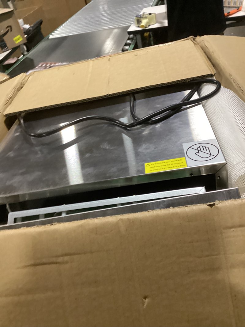 Condition photo showing As Is for Food Dehydrator for Jerky, Fruit, Meat, Herbs, 12-Tray Stainless Steel Dehydrator Machine, Adjustable Timer, Temperature Control, Overheat Protection (67 Recipes) 12-Trays