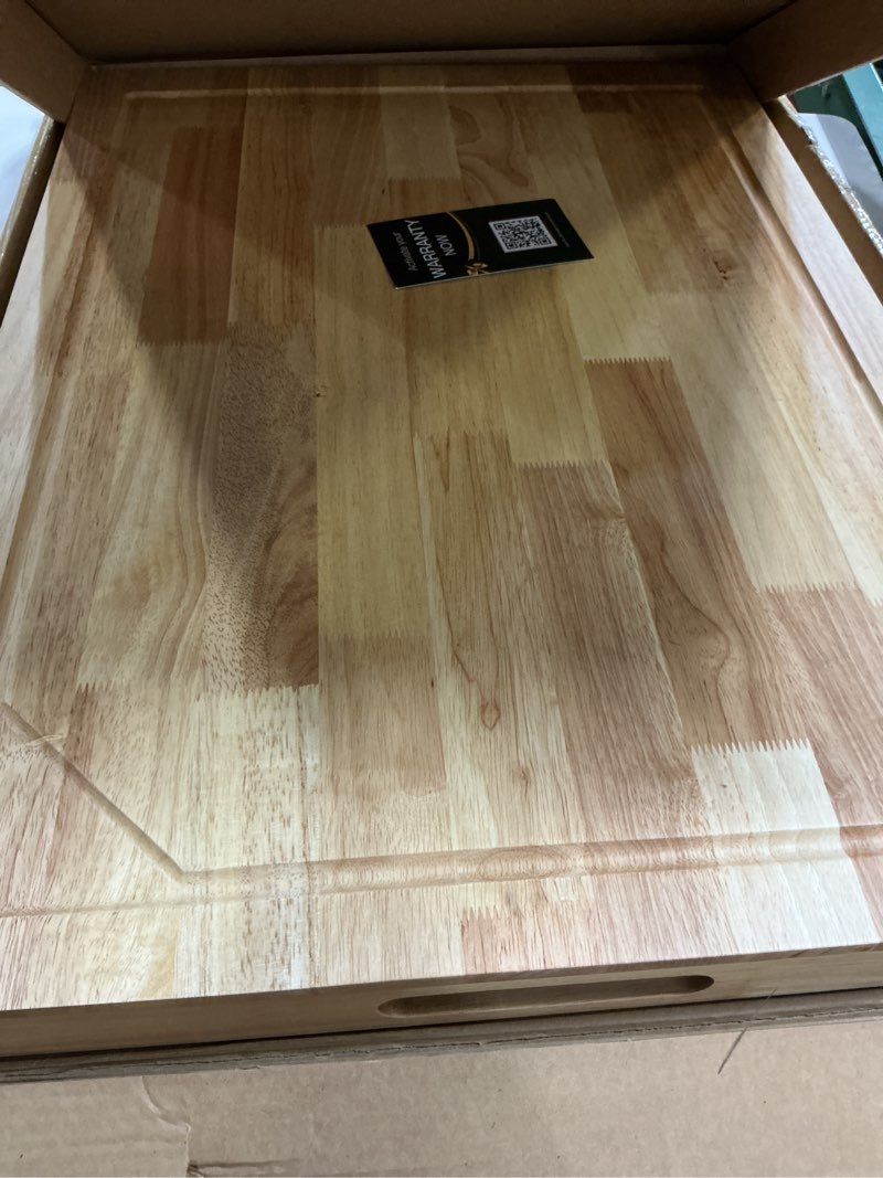 Condition photo showing Good Condition for 4 in 1 noodle board stove cover lightweight cutting board wood stove top covers for electric stove, glass gas stove cover for gas burners - 30" x 22" nature
