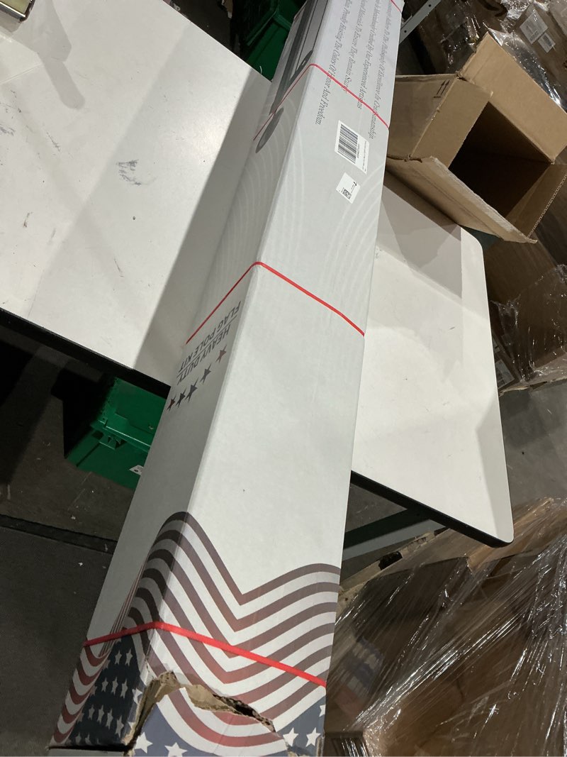 Condition photo showing New/Like New for 25ft heavy duty flag pole kit, real 11 gauge aluminum, 2.4" large bottom tube, true glory edition,in ground flagpole for outside house,residential & commercial, gift box packaging-120mph wind tested 25ft black