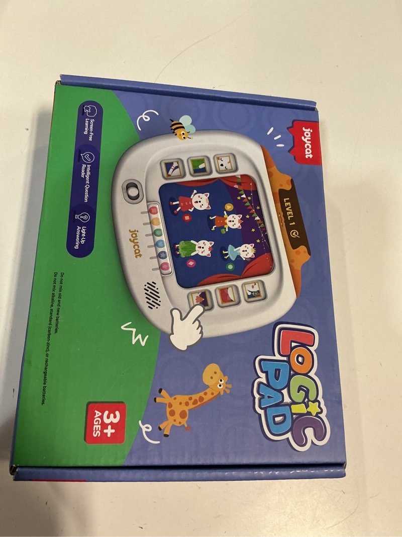 Condition photo showing New/Like New for JoyCat Kids Learning Tablet:160 Pages Flash Cards-Judgement, Matching, Ordering- Interactive Logic Training, STEM Montessori Educational Toy, Gifts for Kids 3-8