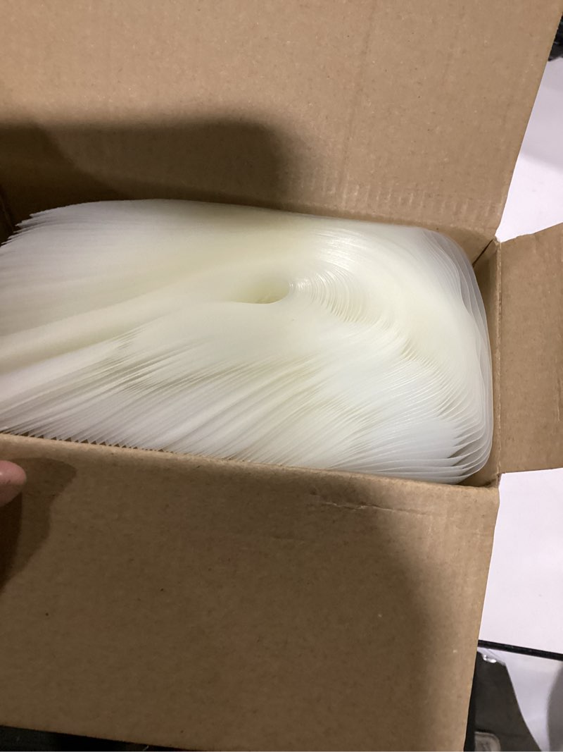 Condition photo showing New/Like New for vesta precision vacuum sealer bags for food, 8" x 12" & 6" x 10" 200 count (100 quart and 100 pint) precut, bpa-free and heavy duty embossed vacuum seal bags for vacuum sealers, sous vide compatible combo: 100 6"x10" & 100 8"x12"