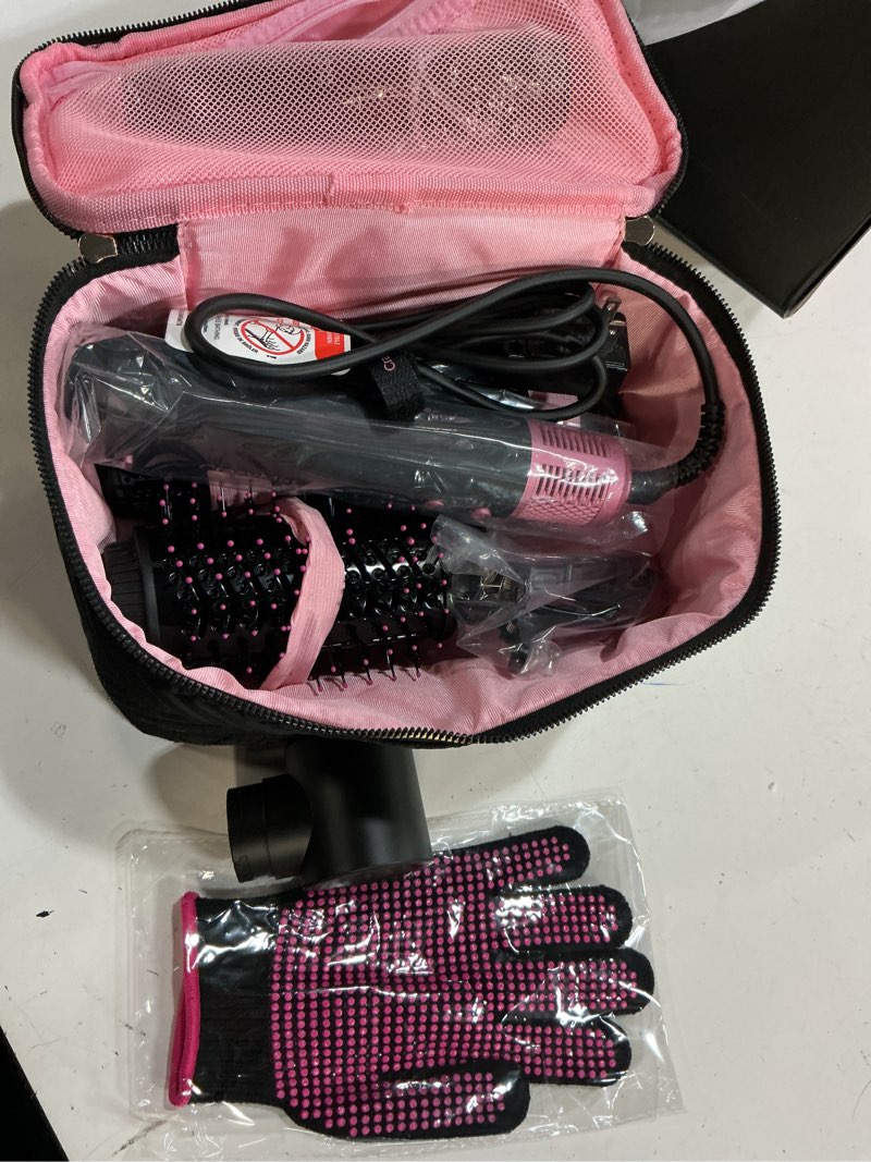 Condition photo showing Good Condition for air wrap hair styler, fast drying blow dryer & curling stylingtool, hot air styler no heat damage, hot air styler wrap for curling volumizing straightening styling?black pink?