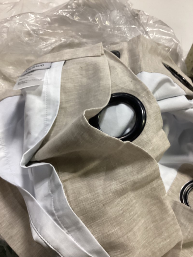 Condition photo showing Good Condition for european linen box quilt set flax 48”x84”